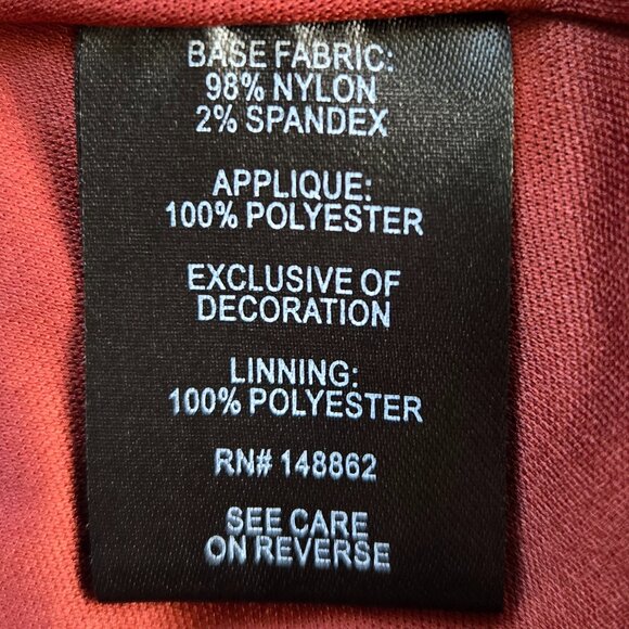 76-19 Torrid Tea Length Brick Rust Sweetheart Lace Roses Dress Size 14 - Picture 13 of 14